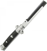 Folding Comb, Pocket Comb, Stylish Design Oil Hair, Push Button, For Hair Beard Mustache